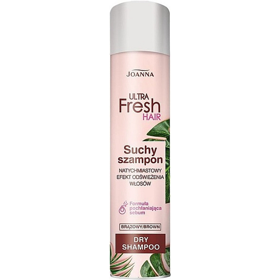 Joanna Ultra Fresh Hair Dry Shampoo Dunkelbraun Trockenshampoo für braunes Haar 200 ml