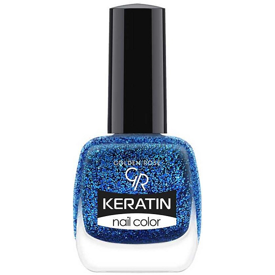 Golden Rose Keratin Nagelfarbe Glitter Nagellack 413 10,5 ml