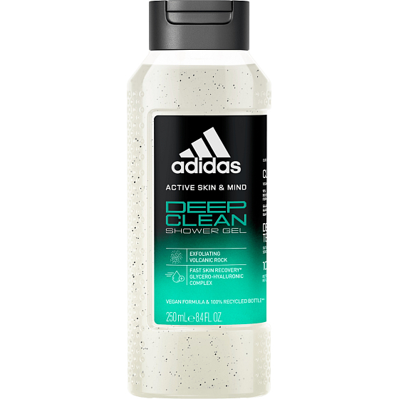 Adidas Deep Clean Duschgel mit Peelingeffekt für Männer 250 ml