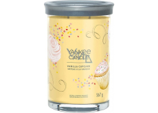 Yankee Candle Vanilla Cupcake - Vanilla Cupcake Duftkerze Signature Tumbler großes Glas 2 Dochte 567 g