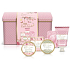 Baylis & Harding Rose, Poppy and Vanilla Duschcreme 50 ml + Handcreme 50 ml + feste Seife 50 g + Körperbutter 50 ml + Schwamm + Dose, Kosmetikset für Frauen
