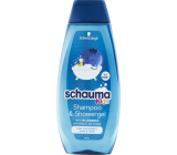 Schauma Shampoo und Duschgel Kids mit Heidelbeerextrakt, 400 ml