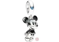 Charm Sterling Silber 925 Disney Mickey Mouse, Film-Armband-Anhänger