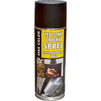 Max Color hitzebeständige Farbe 300 °C, schwarz, 400 ml