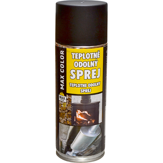 Max Color hitzebeständige Farbe 300 °C, schwarz, 400 ml