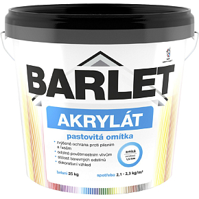 BARLET Acrylat Strukturputz körnig 1,5 mm, 25 kg BARLET Acrylat Strukturputz körnig 1,5 mm, 25 kg