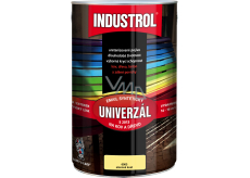 Industrol S2013 univerzál lesk vrchní barva na kov a dřevo, 6050 světle krémová, 4 l