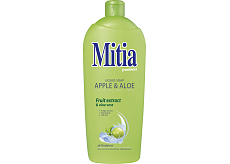Mitia Apfel & Aloe flüssige Seife, Nachfüllung, 1 l