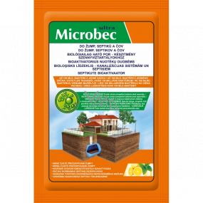 Bros - Microbec mikrobiologische Zubereitung zur Entsorgung von Klärgrubeninhalten 18 x 25 g