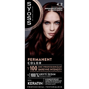 Syoss Haarfarbe, 4-2 Mahagoni Braun