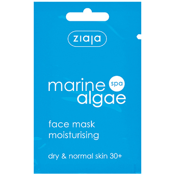 Ziaja Marine Algae Spa Meeresalgen feuchtigkeitsspendende gelige Gesichtmaske 7 ml