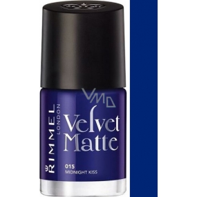 Rimmel London Velvet Matte Nail 015 Mitternachtskuss 12 ml