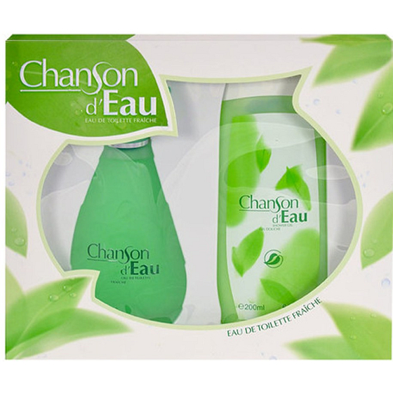 Chanson d Eau Original Eau de Toilette für Frauen 100 ml + Duschgel 200 ml, Geschenkset