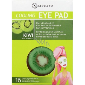 Absolute New York Cooling Eye Pad Kiwi mit Vitamin E Cooling Eye Pads 16 Stück