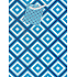 Nekupto Geschenk Papiertüte 23 x 18 x 10 cm Blau-weiß kariert 1042 40 BM