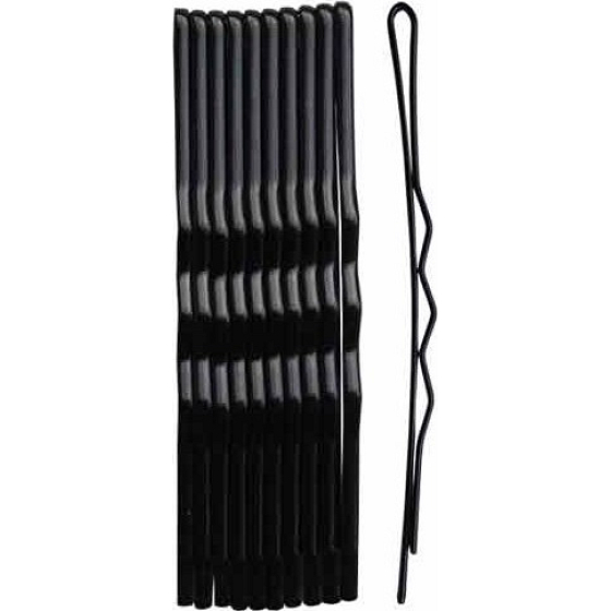 Duko Haarspangen schwarz 6 cm 10 Stück 526B