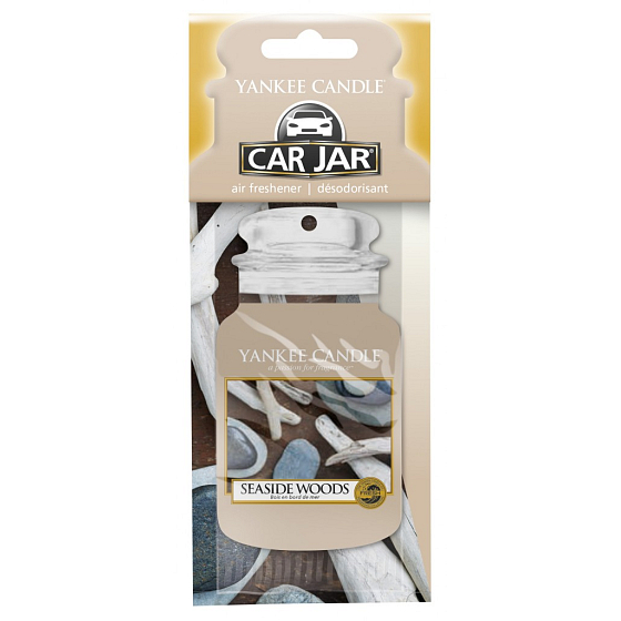 Yankee Candle Seaside Woods - Seaside Woods Klassisches duftendes Autoetikettenpapier 12 g