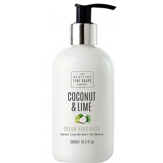 Scottish Fine Soaps Kokos- und Limettencremiger flüssiger Handseifenspender 300 ml