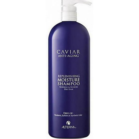 Alterna Caviar Replenishing Moisture Kaviar revitalisierendes Feuchtigkeitsshampoo für trockenes und strapaziertes Haar 1000 ml