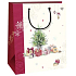 Ditipo Geschenk Kraftbeutel 18 x 8 x 24 cm Weißweinstreifenbaum mit Geschenken 50
