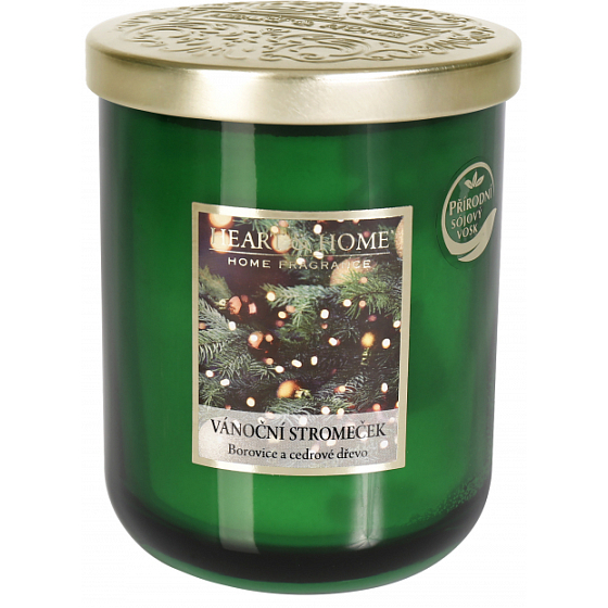 Herz & Zuhause Der Duft des Weihnachtsbaums Soja-Duftkerze brennt bis zu 70 Stunden 340 g