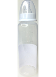 Erste Schritte Transparente 0+ Babyflasche Weiß 250 ml