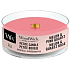 WoodWick Melon & Pink Quartz - Duftkerze aus Wassermelone und rosa Quarz mit zierlichem Holzdocht 31 g