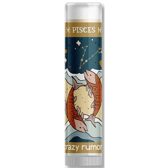 Crazy Rumors Zodiac Fische Lippenbalsam mit Mango-, Zitronen- und Waldfruchtgeschmack 4,4 ml