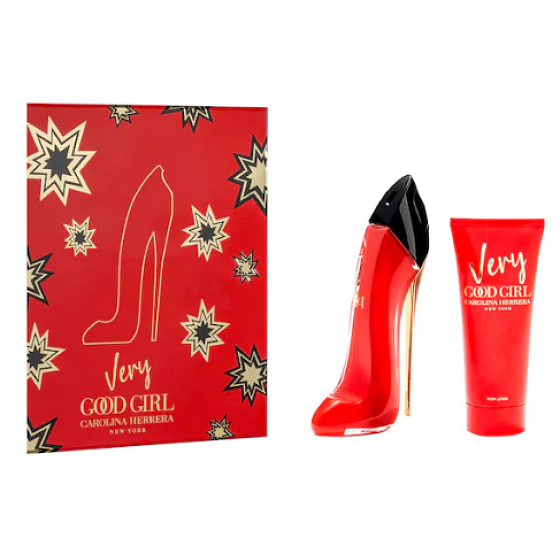 Carolina Herrera Very Good Girl Eau de Parfum für Frauen 50 ml + Bodylotion 75 ml, Geschenkset für Frauen