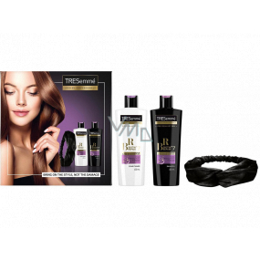 TRESemmé Biotin+ Repair7 Shampoo für Schutz und Haarreparatur 400 ml + Spülung für Schutz und Haarreparatur 400 ml + Stirnband, Kosmetikset