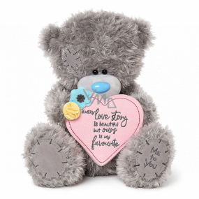 Me to You Teddybär mit rosa Herz und Aufschrift 29 cm