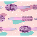 Donegal Pink Lychee Brush Haarbürste oval 23,5 cm 1273