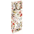 Nekupto Papiergeschenkbeutel für Flasche 10 x 33 x 8,5 cm Wilde Blumen