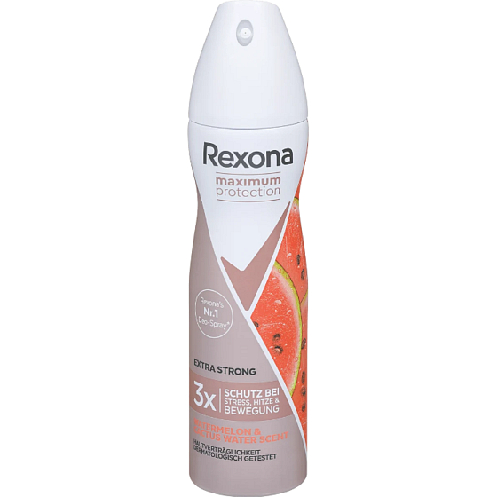 Rexona Maximum Protection Wassermelone & Kaktuswasser Antitranspirant Deodorant Spray für Frauen 150 ml