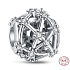Charm Sterling Silber 925 Gestanzte Konstellationen erinnert an Konstellationen von Sternen am Himmel, Perle auf dem Armband Universum