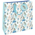 Nekupto Geschenkpapier Tasche 32,5 x 32,5 x 14 cm Federn