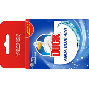 Duck WC Aqua Blue Effekt blauer Wasser Nachfüllpackungen für Halterung, 2× 40 g