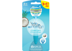 Wilkinson Sword Xtreme3 Damenrasierer Comfort Coconut Delight, 3 Klingen, 4 Stück
