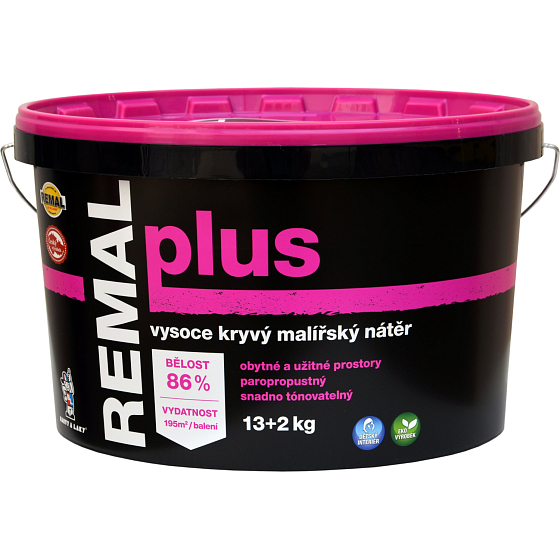 REMAL Plus hochdeckende Farbe für Wände, 13+2 kg