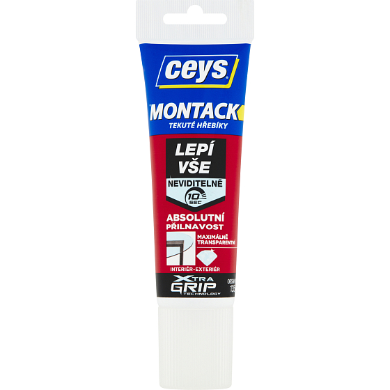 Ceys Montack klebt alles unsichtbar Montagekleber, 135 g