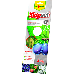 Stopset B Klebefallen für Obstfliegen, 25 × 10 cm, 5 Stk