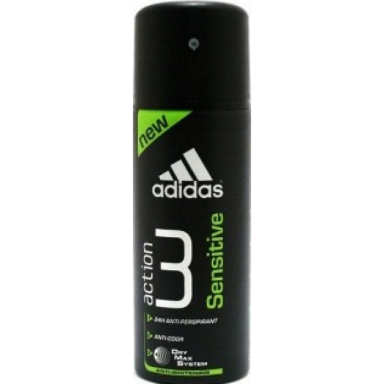 Adidas Action 3 Sensitives Antitranspirant Deodorant Spray für Männer 150 ml