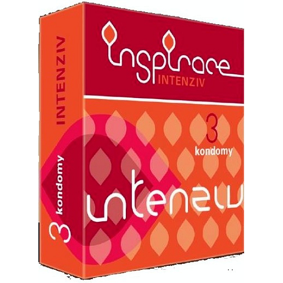 Inspirational Intense Condom Smooth mit warmem Gleitmittel 3 Stück