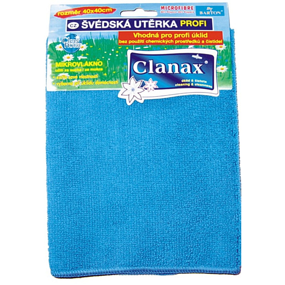 Clanax Profi schwedisches Mikrofasertuch 40 x 40 cm, 280 g 1 Stück