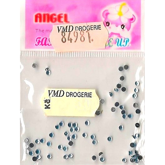 Engelsnageldekorationen Strasssteine hellblau 1 Packung