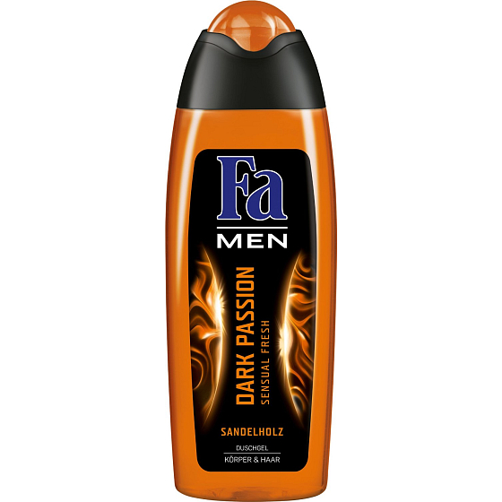 Fa Men Dark Passion Duschgel für Körper und Haare für Männer 250 ml