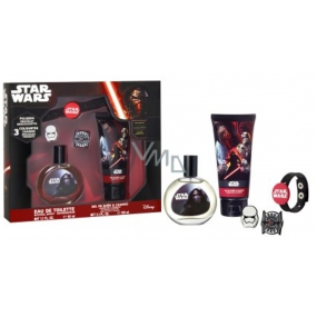 Disney Star Wars Eau de Toilette für Kinder 50 ml + Duschgel 150 ml + Armband, Geschenkset