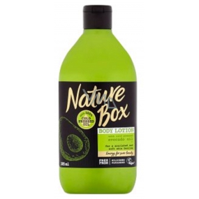 Nature Box Avocado Regenerierende Körperlotion mit 100% kaltgepresstem Öl, geeignet für Veganer 385 ml