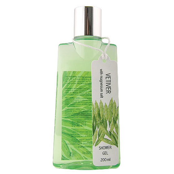 Bohemia Gifts Vetiver und Sandelholz mit Magnesiumsalz 2in1 Duschgel und Haarshampoo 200 ml