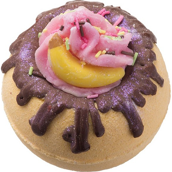 Bomb Cosmetics Bananenbad - Dank einer Menge funkelndes ballistisches Bad 160 g